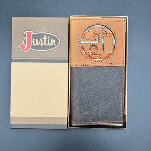Justin Boots Genuine Leather Rodeo Wallet